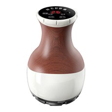 Smart Bearing 智慧魔力 豪華版砭石充電款9段控制熱敷刮痧拔罐機, 9段吸力, 9段加熱, 30分鐘定時, 5V充電, 單一商品, 豪華紅