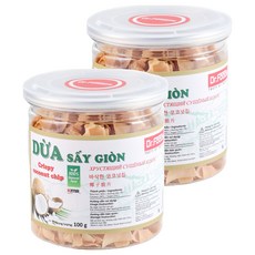Dr.Foods 椰子脆片, 2個, 100g