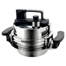 Cocori Speed壓力鍋 4人用, 銀色 + 黑色, 1.2L, 1個