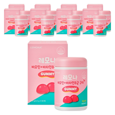 레모나 비오틴 비타민B군 구미, 60정, 9개