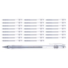 Monami Zeller 502 中性筆, 銀色, 24個