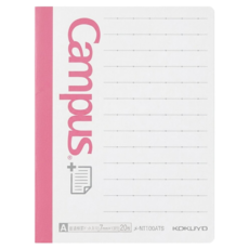 KOKUYO 國譽 Campus 筆記便利貼A罫直式 S(100 x 75mm), 20張, 1組, 白色 + 粉色