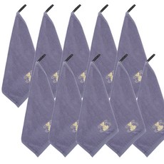 TR테디베어 캐릭터 업소용 다용도 가벼운 미용수건 30수 70g, 10개, 블루