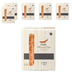 口福不淺 大燕麥千層棒, 酥酥脆脆, 添加營養麥片穀物, 無添加化學成分, 120g, 6盒