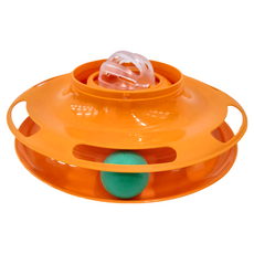 all for paws 潮貓隧道系列 螺旋隧道球塔, 橘色, 1個