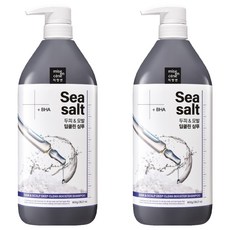 mise en scene 魅尚萱 海鹽深層頭皮清潔BHA洗髮精, 2瓶, 800g