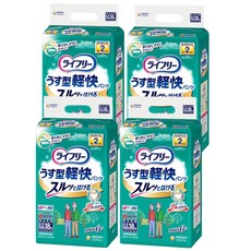 Lifree 來復易 日本原裝進口 輕薄安心活力褲 成人紙尿褲 2倍彈性, LL, 18片, 4包