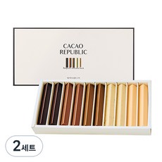 cacaorepublic 比利時手工巧克力條 10入禮盒, 140g, 2個