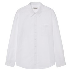 BASIC HOUSE 女款府綢半寬鬆版長袖襯衫 LZWS0201