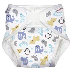 ImseVimse 瑞典有機棉All in One尿布褲, 極地探險 多色, 1件, S(4~8kg)