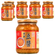 江記 黃金豆醬, 無添加防腐劑、人工色素, 840g, 6罐