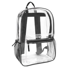 Daon Select 棒球觀賽包 透明後揹包, 黑色