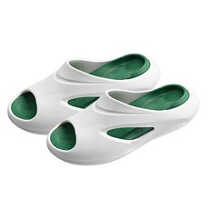 bebehome 輕便厚底防滑休閒潮流拼色洞洞鞋 EVA材質