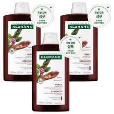 KLORANE 蔻蘿蘭 養髮強韌洗髮精, 400ml, 3瓶