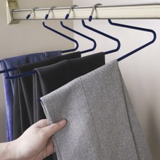 JS non-slip 防滑鐵製褲架, 海軍藍, 20個