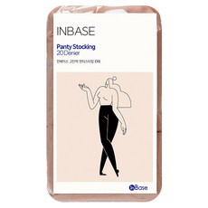 InBase 女性用彈性佳高彈力加長褲襪 20D 10入