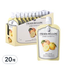 FRAIS BELLON 香醇水梨柚子汁, 80ml, 20包