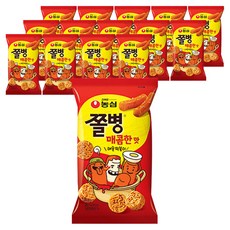 쫄병스낵 매콤한맛, 82g, 15개