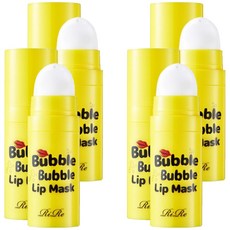 리르 버블버블 립마스크, 레몬, 12ml, 4개
