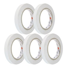 EMPIRE 高黏著力雙面膠帶 15mm x 30m, 白色半透明, 5入