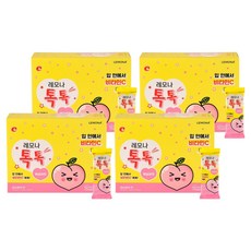 레모나 톡톡 어린이 비타민 간식 2g 100포, 200g, 4개