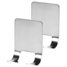 SallimTeriar Mrs. Lee Wooa 3M 強力粘性不銹鋼剃須刀衣架, 單色, 2個