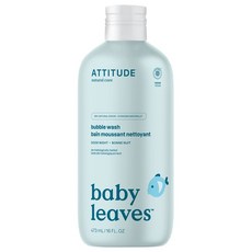 ATTITUDE 艾特優 嬰幼兒泡泡浴 杏仁奶, 473ml, 1瓶