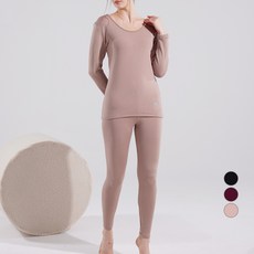 슬레진저 여성용 바디웜 슬림핏 내복 상하의 세트