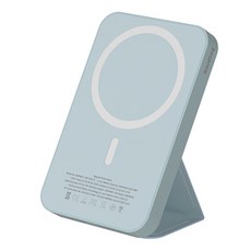 코딩 아이폰 맥파워 미니 맥세이프 무선 보조배터리 5000mAh, KMPB05, 03. 블루
