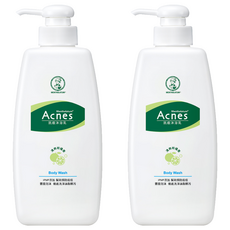 MENTHOLATUM 曼秀雷敦 Acnes 抗痘沐浴乳, 清爽柑橘味, 600ml, 2瓶