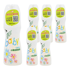 叮寧 寶貝有機精油小黑蚊防蚊液 80ml 360度倒噴, 6瓶