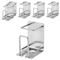 BomHaetsal 不鏽鋼牙刷 + 牙膏 + 杯架, 6個