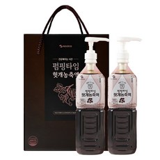 HaemilHouseholdnHealthCare Pumping Time 枳椇濃縮液 + 專用壓頭 + 購物袋禮盒組, 2個, 1L