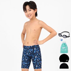 aquatica 泳衣 BBK104 + 矽膠泳帽 + 彈性泳帽 + 塑膠袋 + 耳塞 + 一般用泳鏡套組