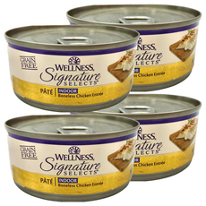 WELLNESS 寵物健康 SS 名廚特選主食罐 貓用, 鮮雞肉泥, 150g, 4罐