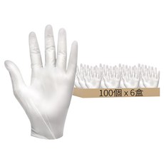 一次性TPE塑膠手套 薄款, 100個, 6盒