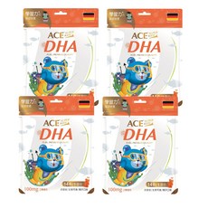 ACE SUPER KIDS DHA 機能Q, 橘子口味, 無腥味, 補充孩童營養, 2.8g, 14顆, 4包