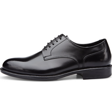 VONIN 牛皮半寬版素面德比手工皮鞋