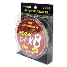 SAPA Dodo Hulk 8股編織釣魚線, 5色, 1個