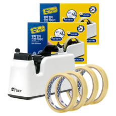 Peace Tools 多功能安全切割器 + 透明膠帶 2入, 白色(切割器), 2套