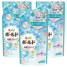 Bold 超濃縮衣物芳香洗衣精補充包 清爽花香, 400g, 3包