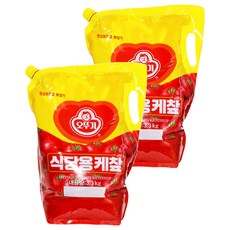오뚜기 오리지널 식당용 케챂 스파우트팩, 3.3kg, 2개