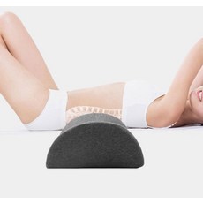 Savina 棉質放鬆睡眠脊椎腰枕, 深灰色, 1個