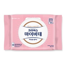 마이비데 크리넥스 밸런스케어 화장실용 물티슈 캡형, 55g, 40매, 1개