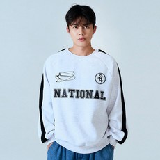 크램프 빅사이즈클럽 남성용 네셔널 유니폼 기모 맨투맨