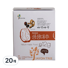 JAYON TREE 生鮮大棗片冷凍乾燥片, 20個, 12g