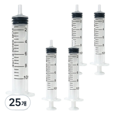 헬스퍼스트 다용도주사기 10ml, 25개
