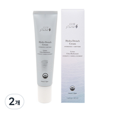 100퍼센트퓨어 하이드라 드렌치 워터 젤크림, 40ml, 2개
