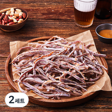 우물우물 건오징어 스틱 300g + 소이 마요 소스 15g x 2개입 세트, 2세트