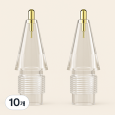 안이네 애플 펜슬 호환 무소음 펜촉, 화이트, 10개